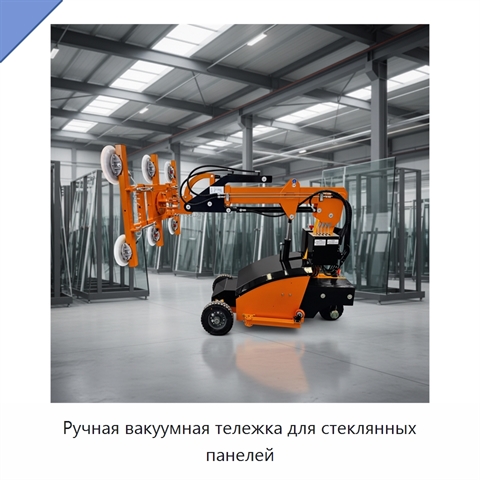 Ручная вакуумная тележка для стеклянных панелей