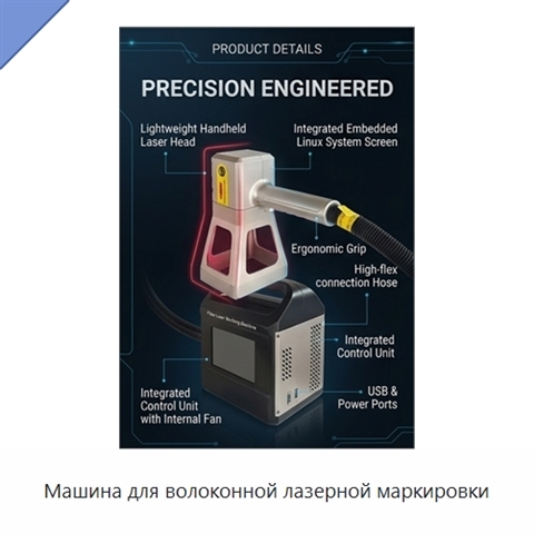 Машина для волоконной лазерной маркировки