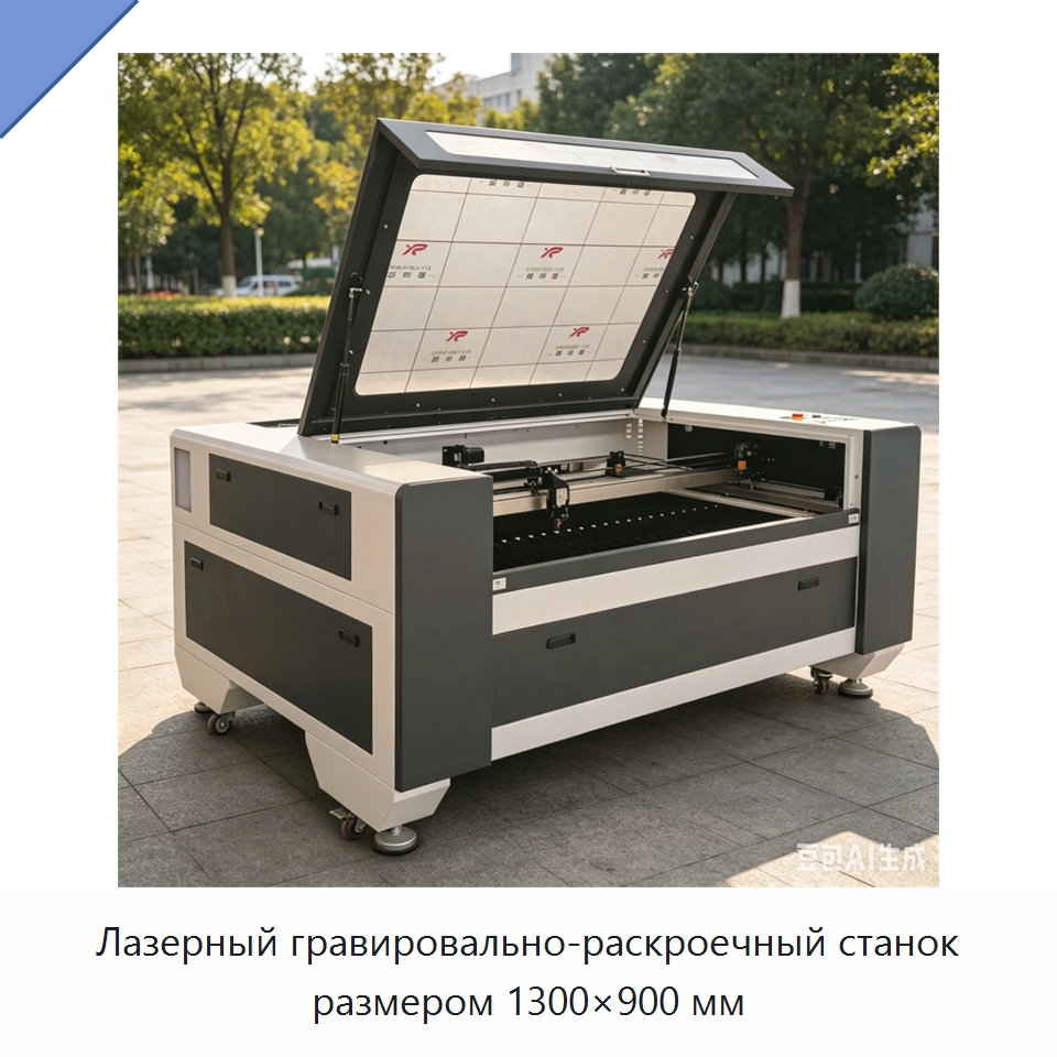 Лазерный гравировально-раскроечный станок размером 1300×900 мм — Лазерные гравировальные станки