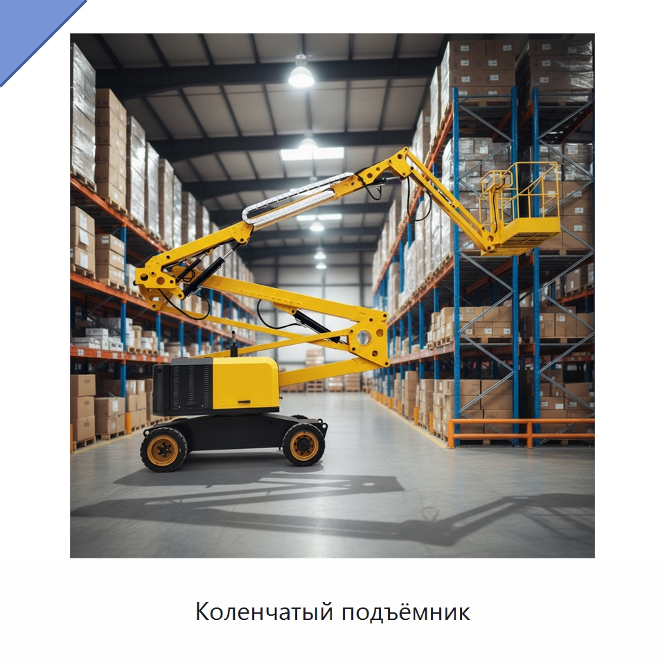 Коленчатый подъёмник — Строительные подъёмники