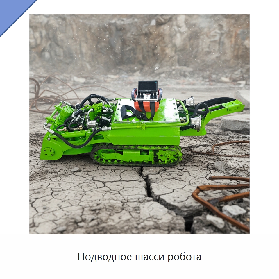 Подводное шасси робота — Специальные машины и промышленное оборудование