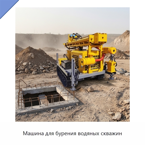 Машина для бурения водяных скважин