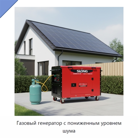 Газовый генератор с пониженным уровнем шума