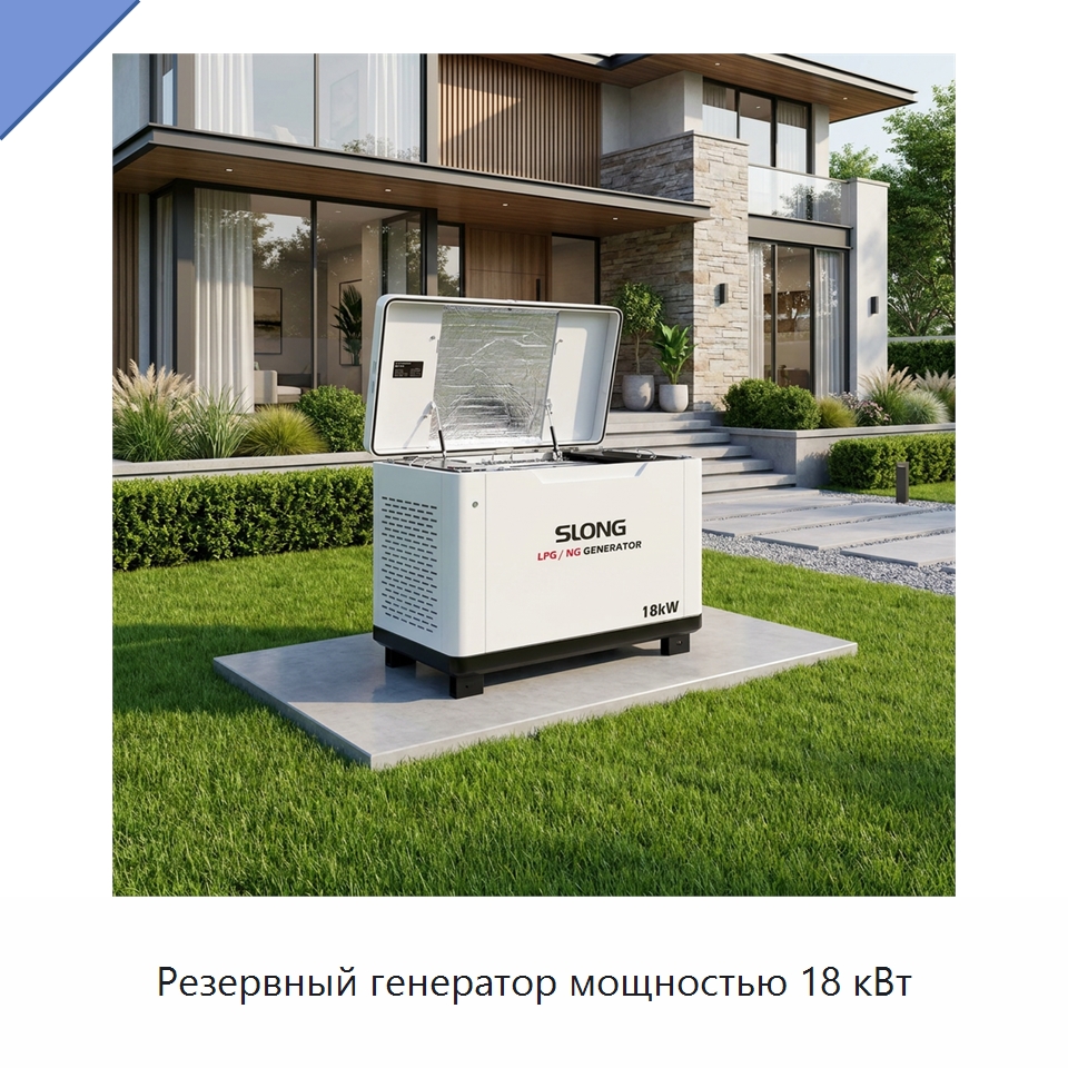 Резервный генератор мощностью 18 кВт — Бензиновые генераторы