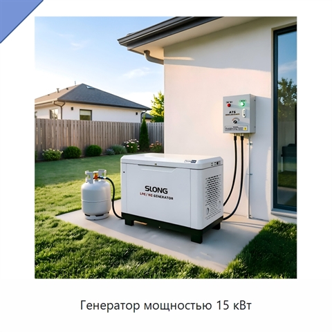 Генератор мощностью 15 кВт