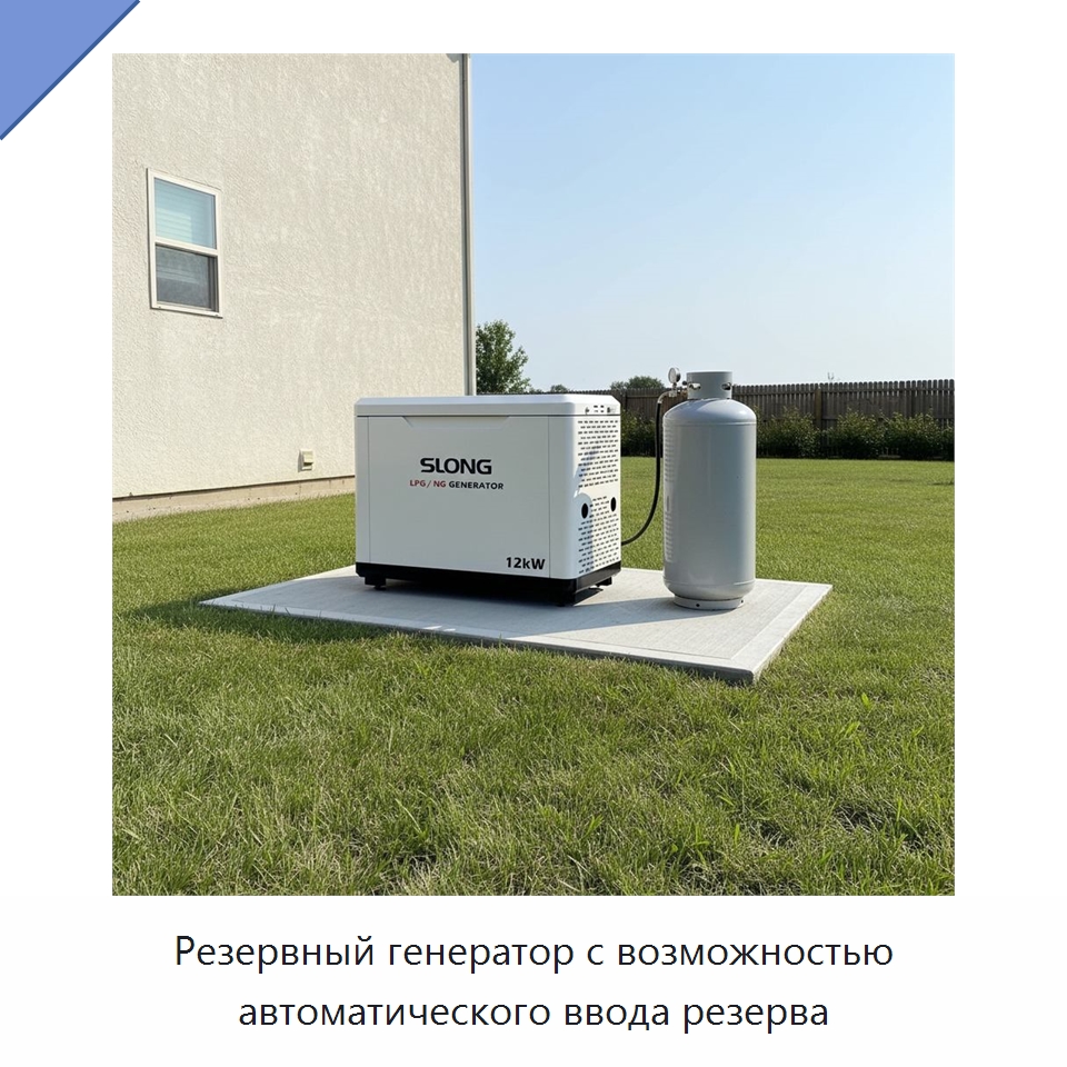 Резервный генератор с возможностью автоматического ввода резерва — Бензиновые генераторы
