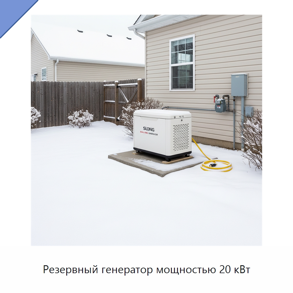 Резервный генератор мощностью 20 кВт — Газотурбинные генераторы