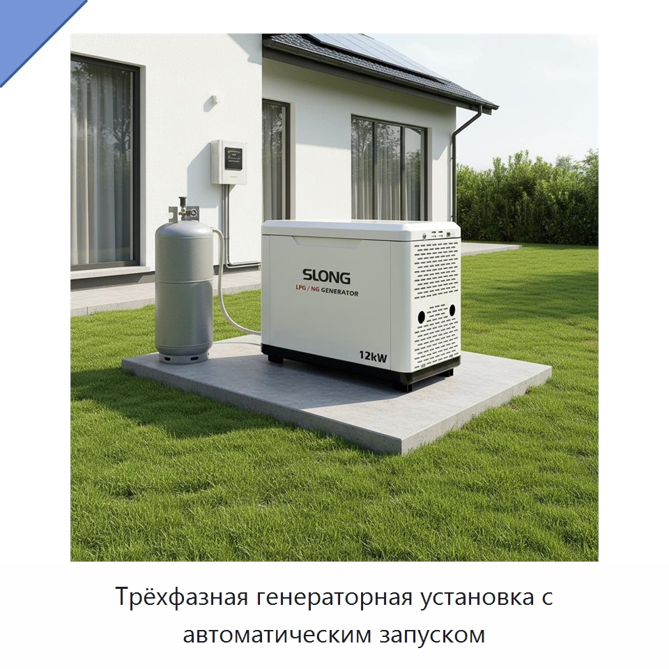 Трёхфазная генераторная установка с автоматическим запуском — Газотурбинные генераторы