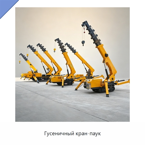 Гусеничный кран-паук