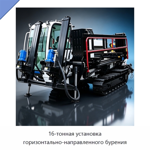 16-тонная установка горизонтально-направленного бурения