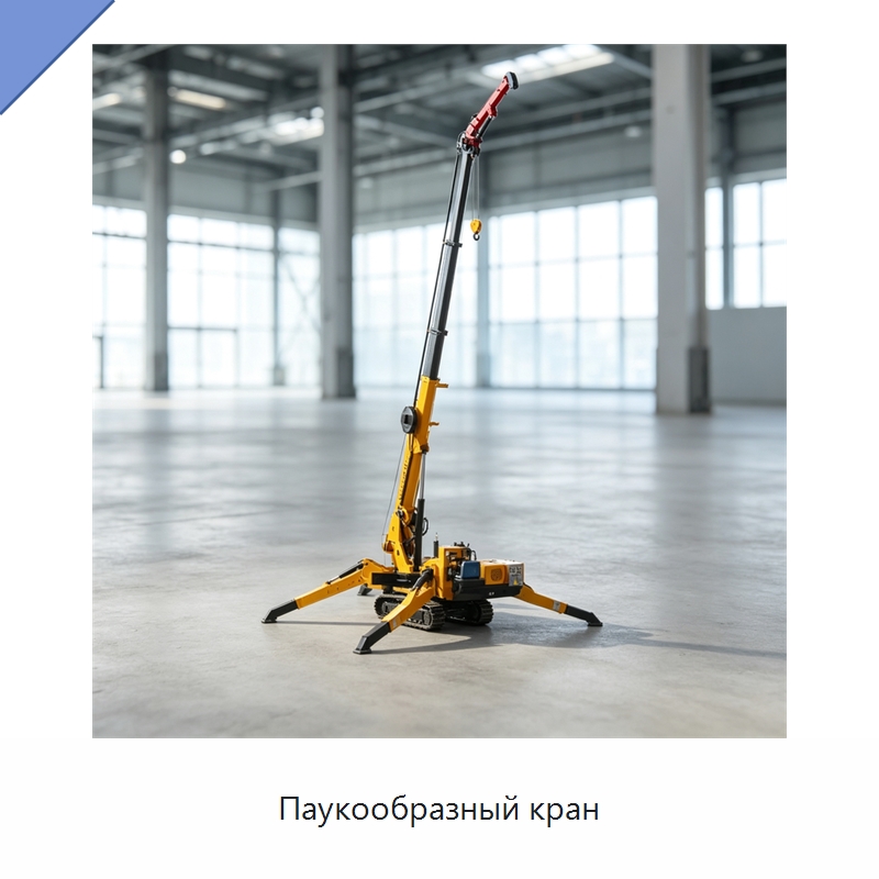 Паукообразный кран — Краны