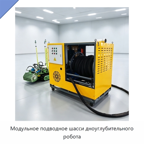 Модульное подводное шасси дноуглубительного робота