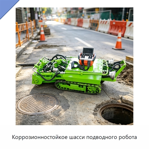 Коррозионностойкое шасси подводного робота