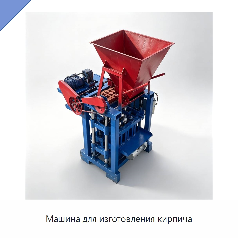 Машина для изготовления кирпича — Оборудование для производства кирпича
