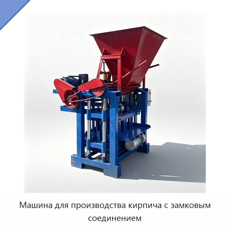 Машина для производства кирпича с замковым соединением — Оборудование для производства кирпича