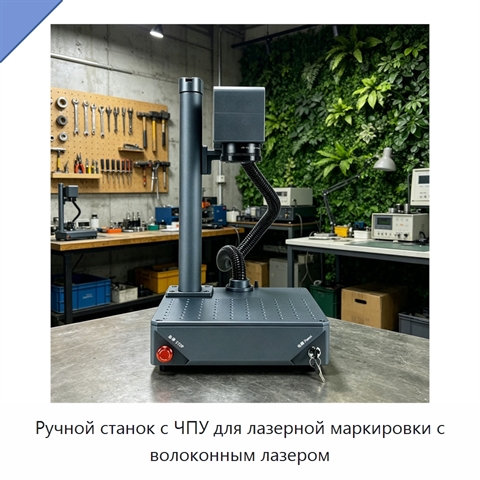Ручной станок с ЧПУ для лазерной маркировки с волоконным лазером