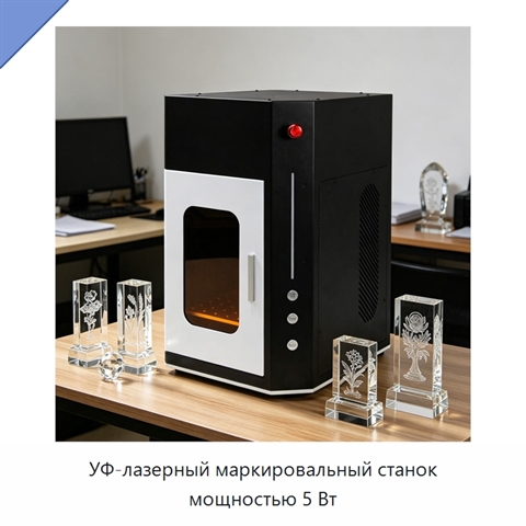 УФ-лазерный маркировальный станок мощностью 5 Вт