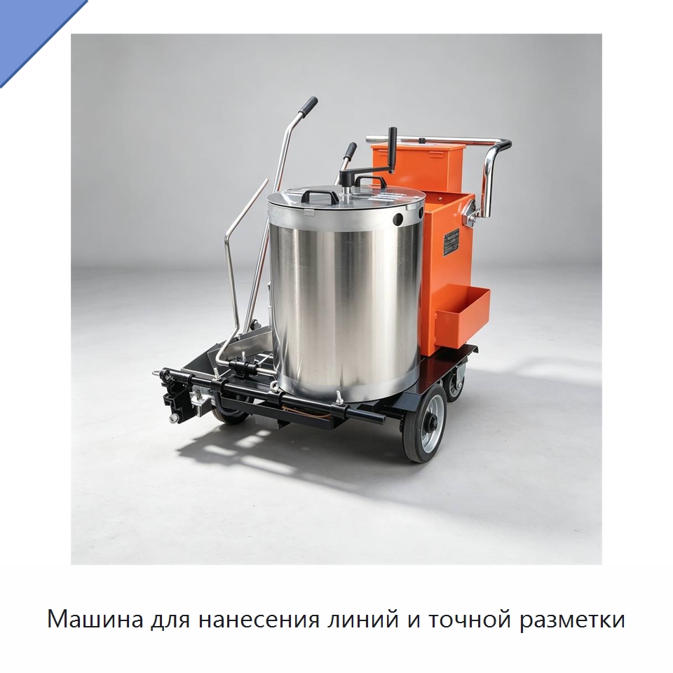 Машина для нанесения линий и точной разметки — Дорожная техника