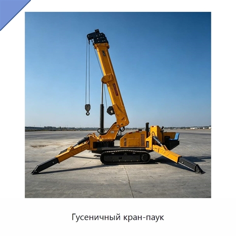 Гусеничный кран-паук
