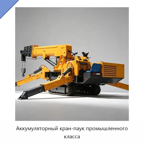 Аккумуляторный кран-паук промышленного класса