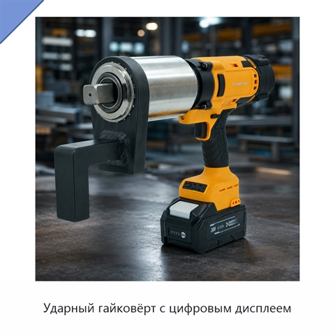 Ударный гайковёрт с цифровым дисплеем
