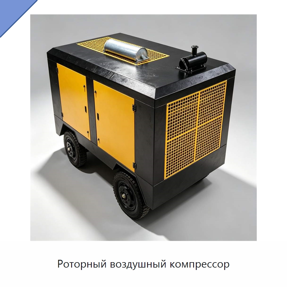 Роторный воздушный компрессор — Запчасти для оборудования по производству строительных материалов