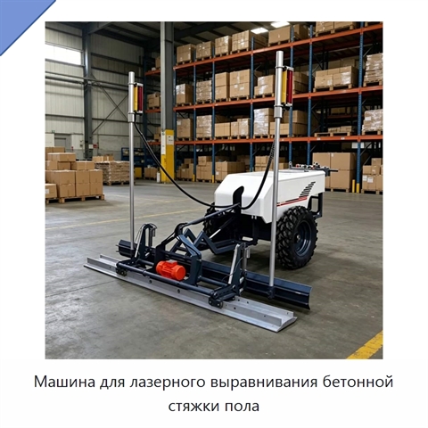 Машина для лазерного выравнивания бетонной стяжки пола