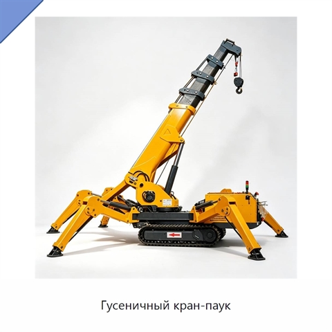Гусеничный кран-паук