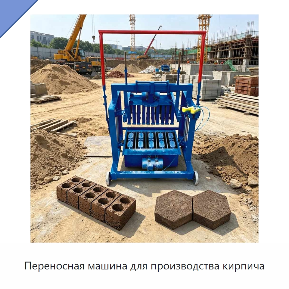 Переносная машина для производства кирпича — Оборудование для производства кирпича
