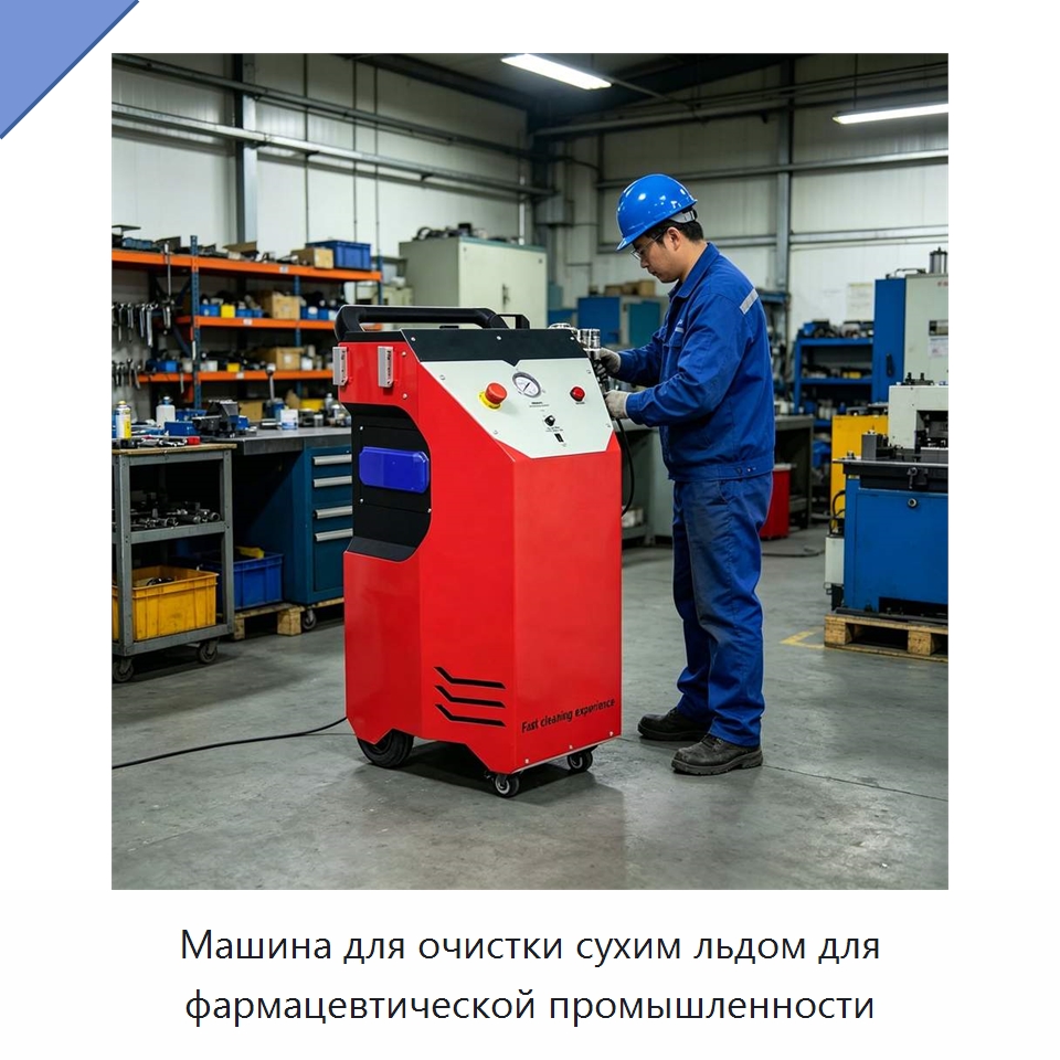 Машина для очистки сухим льдом для фармацевтической промышленности — Специальное оборудование для производства строительных материалов