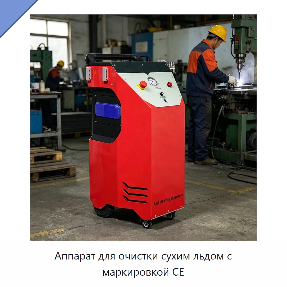 Аппарат для очистки сухим льдом с маркировкой CE — Специальное оборудование для производства строительных материалов