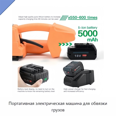 Портативная электрическая машина для обвязки грузов