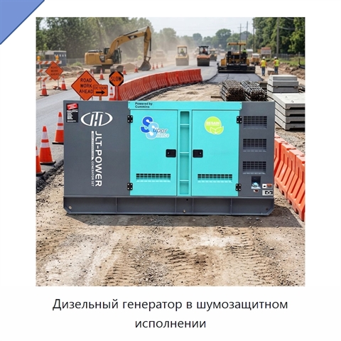 Дизельный генератор в шумозащитном исполнении