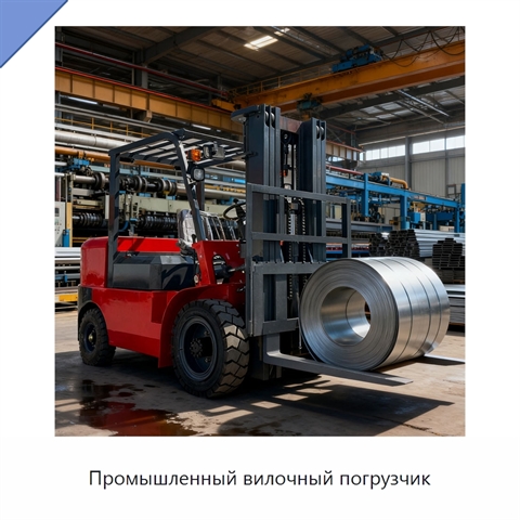 Промышленный вилочный погрузчик