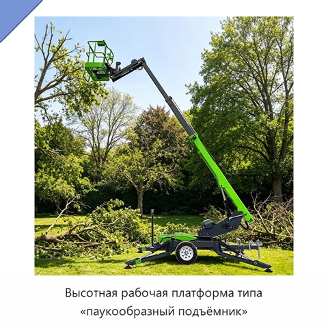 Высотная рабочая платформа типа «паукообразный подъёмник»