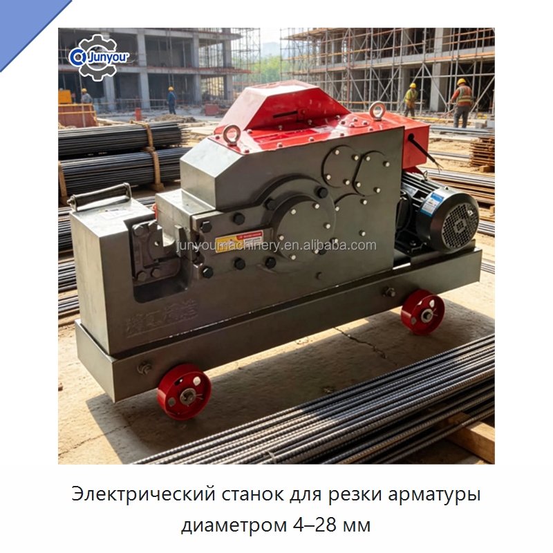 Электрический станок для резки арматуры диаметром 4–28 мм — Металлорежущие станки