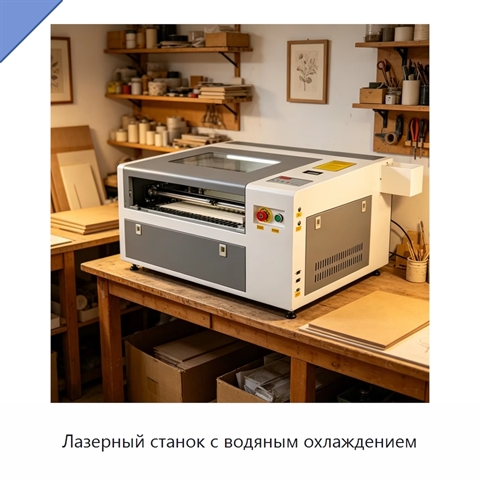 Лазерный станок с водяным охлаждением