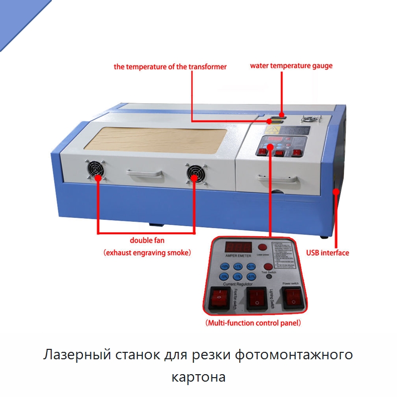 Лазерный станок для резки фотомонтажного картона — Лазерные гравировальные станки
