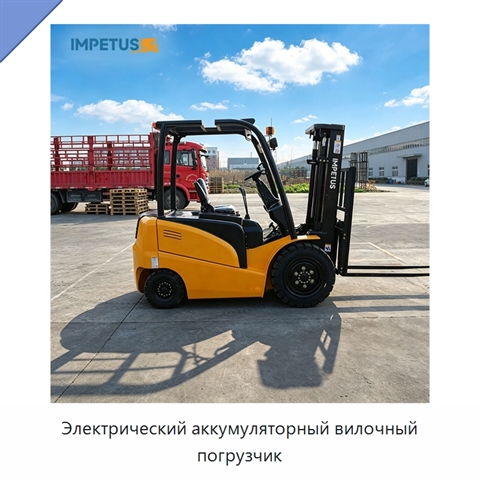 Электрический аккумуляторный вилочный погрузчик