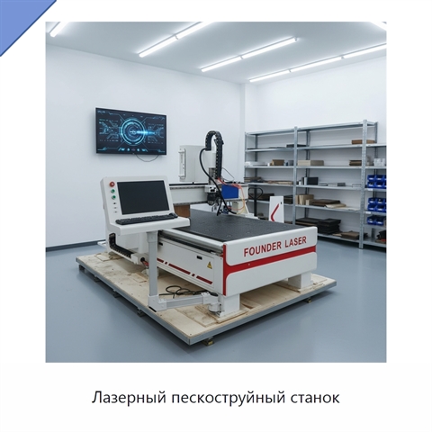 Лазерный пескоструйный станок