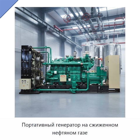 Портативный генератор на сжиженном нефтяном газе
