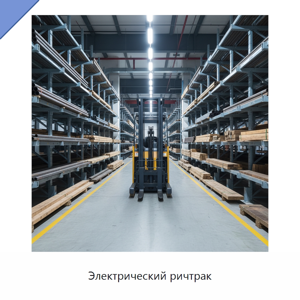 Электрический ричтрак — Навесное оборудование и запчасти для вилочных погрузчиков