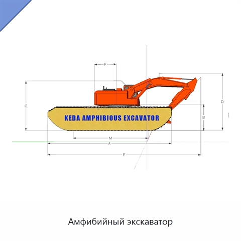 Амфибийный экскаватор
