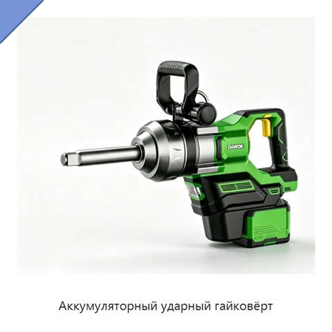 Аккумуляторный ударный гайковёрт