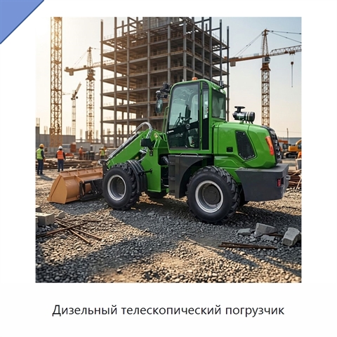 Дизельный телескопический погрузчик