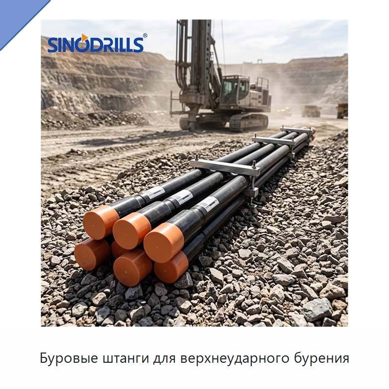 Буровые штанги для верхнеударного бурения — Горнодобывающее оборудование