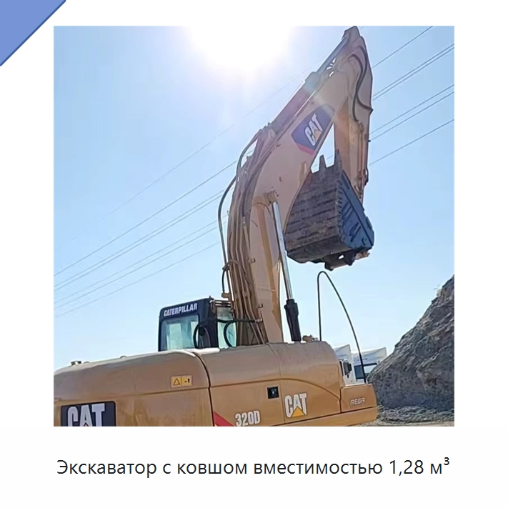 Экскаватор с ковшом вместимостью 1,28 м³ — Инженерное и строительное оборудование, бывшее в употреблении