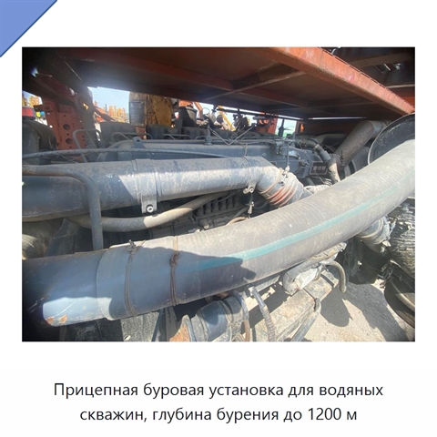 Прицепная буровая установка для водяных скважин, глубина бурения до 1200 м