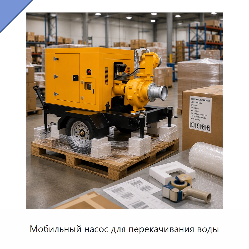 Мобильный насос для перекачивания воды — Насосы