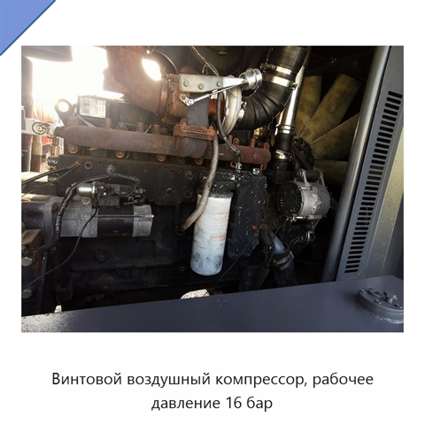 Винтовой воздушный компрессор, рабочее давление 16 бар
